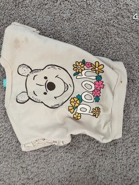Disney Cream Winnie the Pooh Floral Matching Set